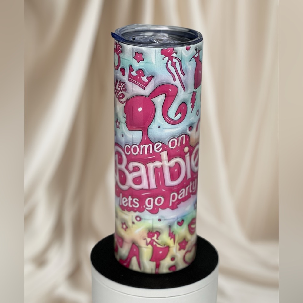 *NEW* Barbie Let’s Go Party - 20 oz. Stainless Steel‎ Tumbler